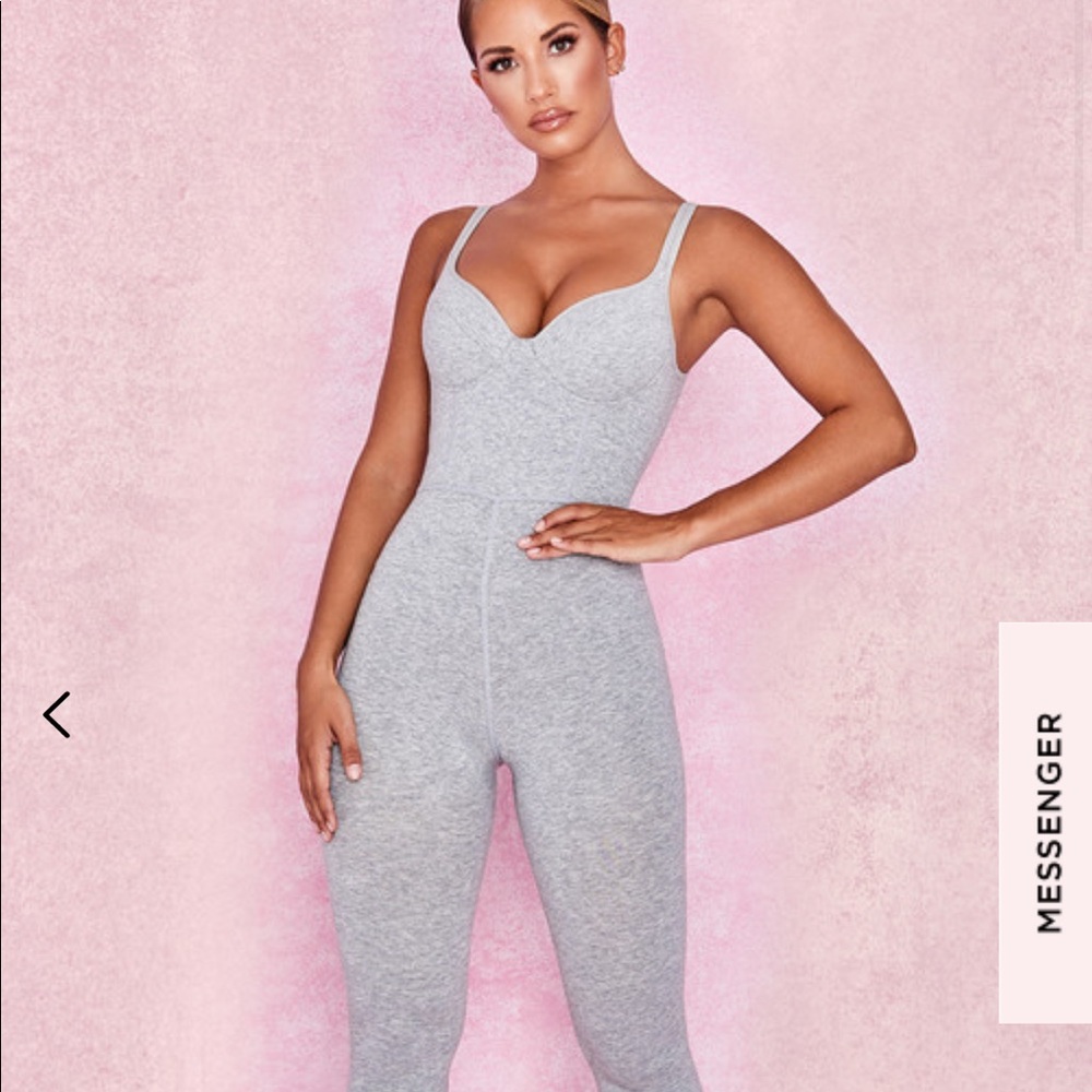 Kalani Grey Soft Loungewear Jumpsuit
